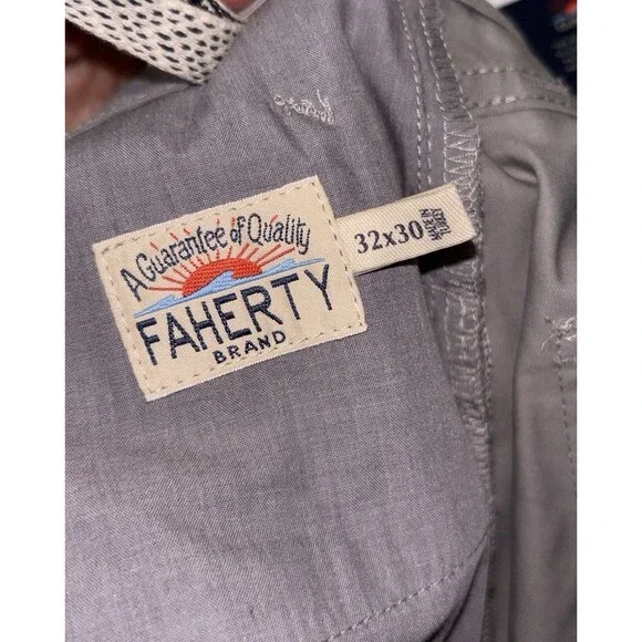 NEW Faherty Movement 5 Pocket CoolMax Performance Pants Gray 32x30
